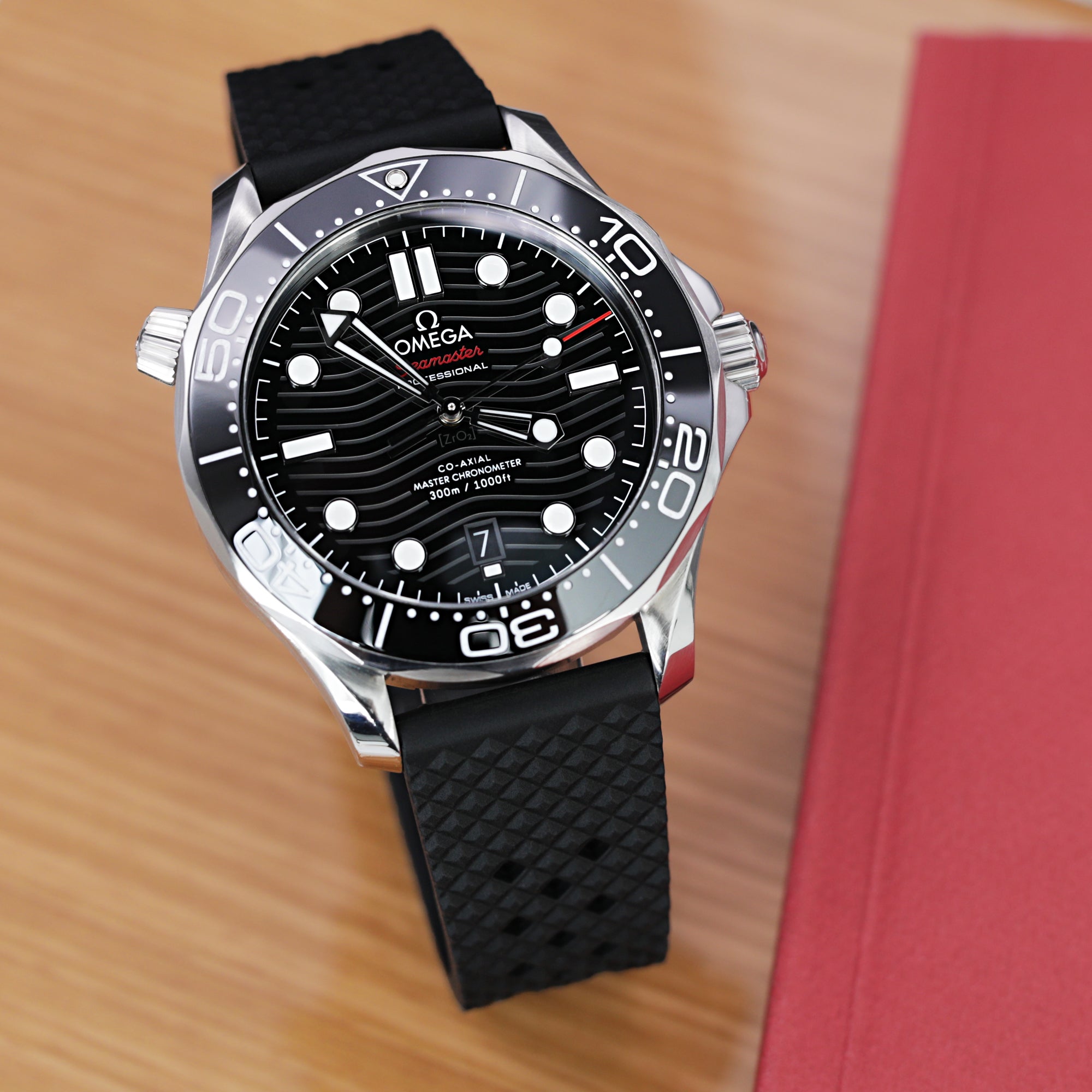 Omega Seamaster Diver 300M Co-Axial Master Chronometer 42MM Ref. 210.30.42.20.01.001 Strapcode Watch Bands