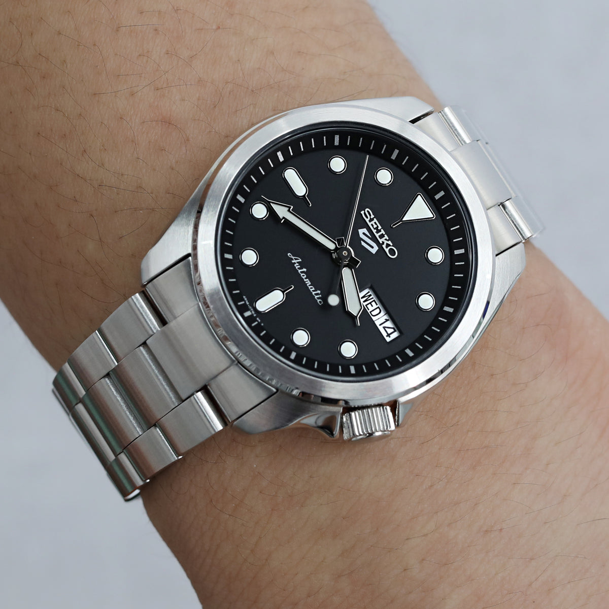 Super-O Boyer 20mm Stainless Steel Bracelet for Seiko 5 Sports 40mm SRPE51 SRPE58