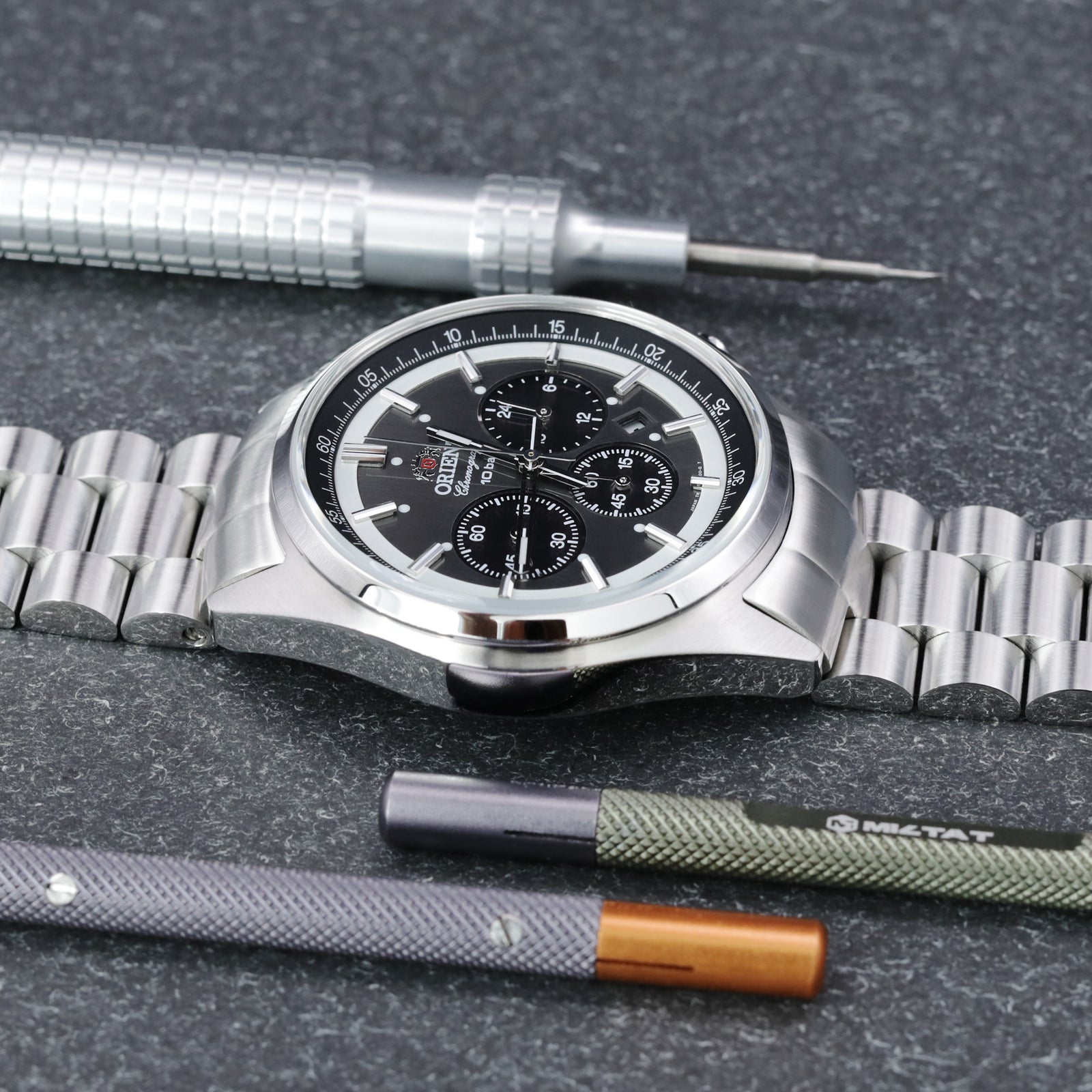 Orient Panda Neo 70s Chronograph WV0041TX Strapcode Watch Bands