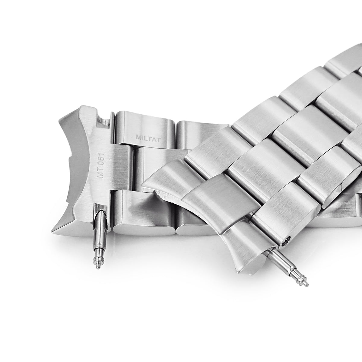 22mm Super-O Boyer 316L Stainless Steel Watch Band for Orient Mako II , Ray II, V-Clasp Button Double Lock Strapcode Watch Bands