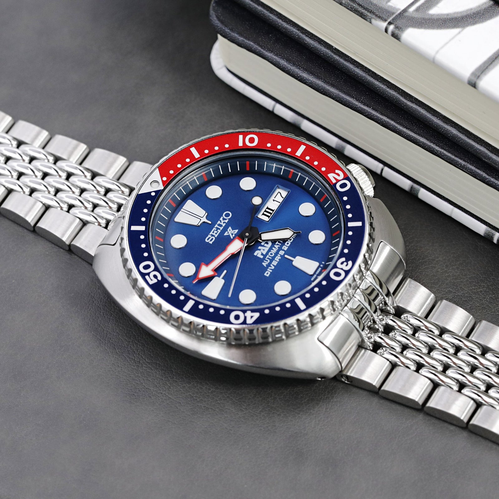 Seiko New Turtle Prospex Special Edition PADI SRPA21 200m Strapcode Watch Bands