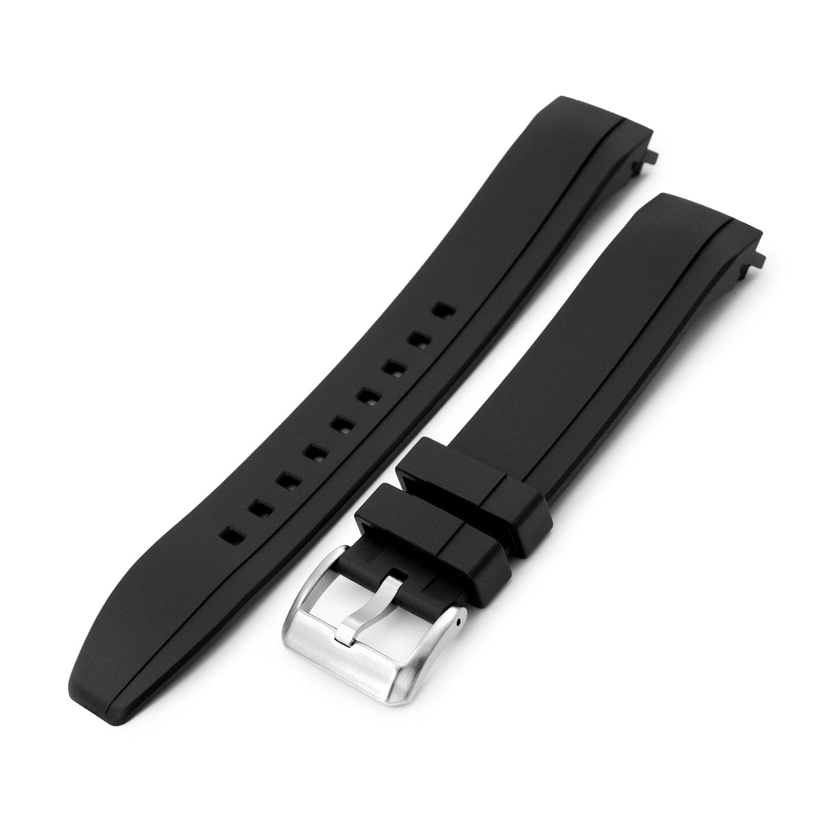 StrapXPro Lite - MX1A Rubber Strap for New Seiko Monster 4th Gen., Black Strapcode Watch Bands