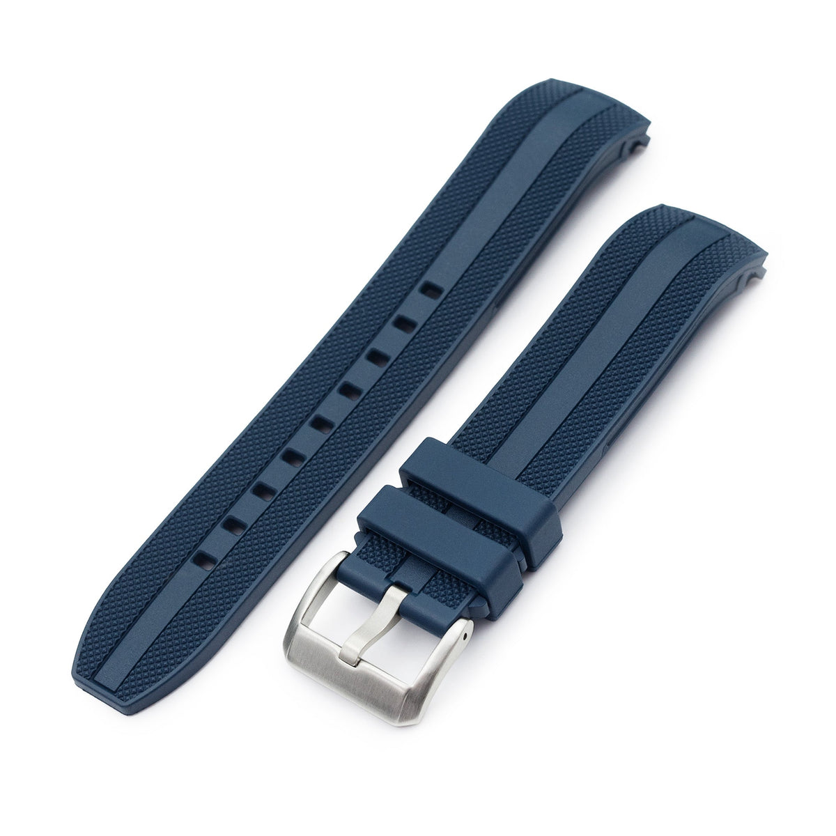 StrapXPro - SPX1C Rubber Strap For Seiko 62MAS (63Mas) SPB/SBDC Series, Navy Blue Strapcode Watch Bands