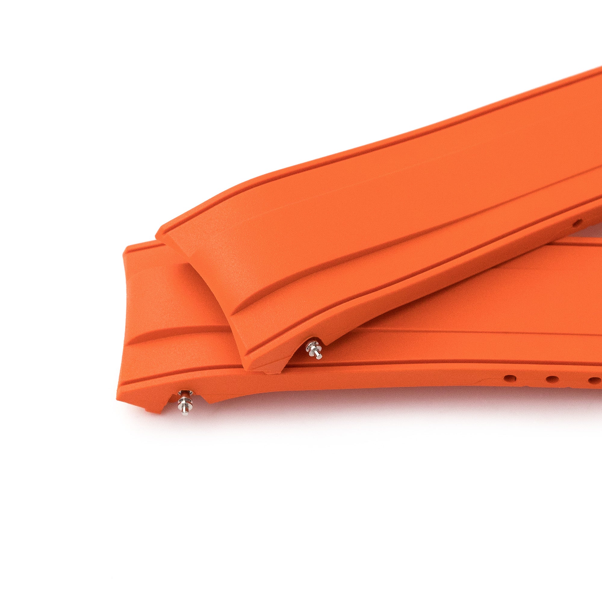 StrapXPro - SRX1A Vulcanized Rubber Strap for Seiko Samruai, King Samruai, Orange Strapcode watch bands